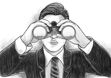 man with binoculars man with binoculars
